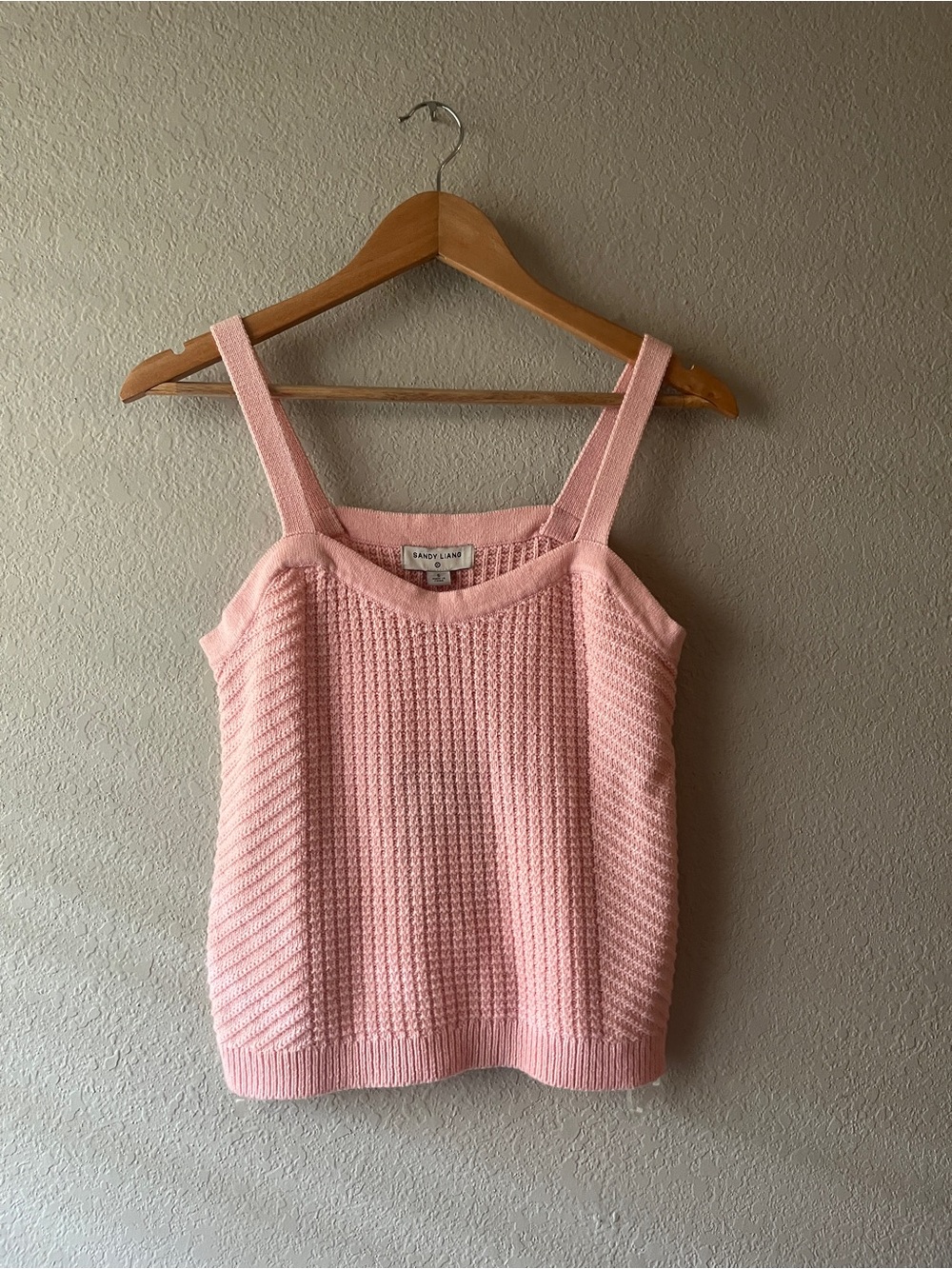Sandy Liang for Target Knit Peach Knit Tank Top Small NWT - Picture 3 of 7